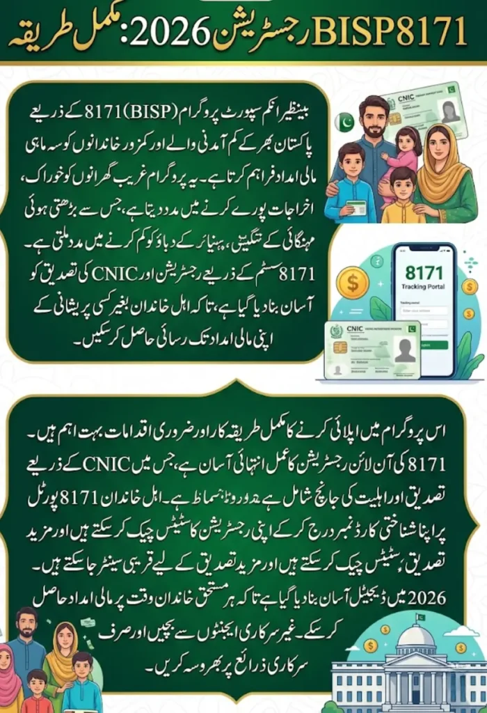 8171 BISP Registration 2026 – Apply Online & Verify CNIC 1 8171 BISP Registration 2026